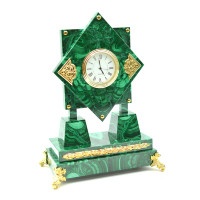 Часы каминные из малахита AZRK-3200538