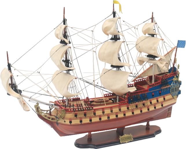 Модель английского парусника UNICORN WOOD TS-0083-W-80