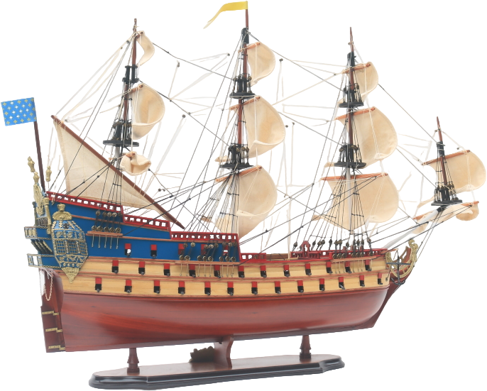 Модель английского парусника UNICORN WOOD TS-0083-W-80