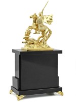 Часы каминные из лазурита и бронзы ГЕОРГИЙ ПОБЕДОНОСЕЦ 037rk.3740239st Часы каминные из лазурита и бронзы ГЕОРГИЙ ПОБЕДОНОСЕЦ 037rk.3740239st