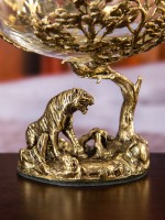 Подарочные бокалы для коньяка ТИГР в деревянном футляре GP-10059357 Подарочные бокалы для коньяка ТИГР в деревянном футляре GP-10059357