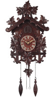 Часы настенные с кукушкой КЛЕНОВЫЙ ЛИСТ СQ-044