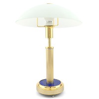Лампа настольная из лазурита с гравировкой AZRK3201208