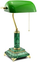 Лампа настольная из малахита 037rk3201202/1