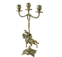 Часы каминные с канделябрами КОША BP-17039