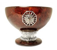 Пиала из янтаря ЦЕЗАРЬ AZJ-19191