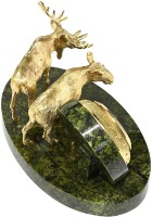 Часы настольные из змеевика и бронзы ЛОСИ 037rk.1317516 Часы настольные из змеевика и бронзы ЛОСИ 037rk.1317516