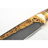 Нож украшенный АРТЫБАШ (дамасская сталь) RO-P215-15
