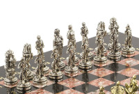 Шахматы из камня РЫЦАРИ AZY-120775