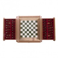 Шахматы эксклюзивные из уральского камня БАТАЛИЯ AZY-122059