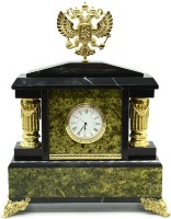 Часы из змеевика ГЕРБ РФ 037rk.1317588n Часы из змеевика ГЕРБ РФ 037rk.1317588n