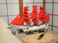 Модель парусника SECRET (АЛЫЕ ПАРУСА) MM-FD-8665-D Модель парусника SECRET (АЛЫЕ ПАРУСА) MM-FD-8665-D
