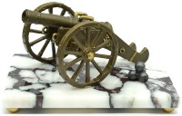 Сувенир ПУШКА бронзовая на подставке из мрамора 037rk.1350639