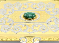 Кофейный сервиз на 2 персоны МАЛАХИТОВЫЙ AZRK-3331065