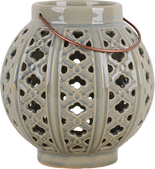 Фонарь из керамики на 1 свечу YSE-712-B-643C