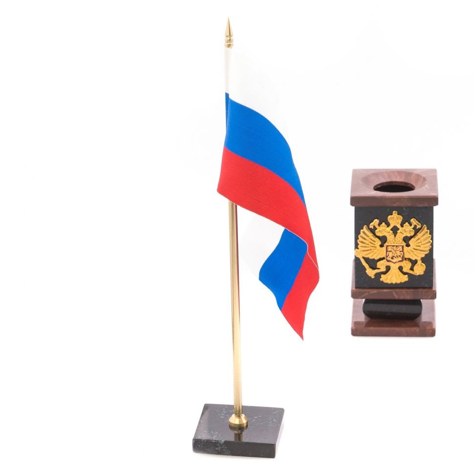Письменный набор для руководителя с символикой РФ 072124682