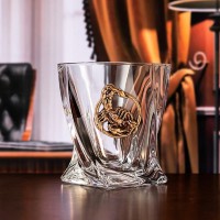 Набор бокалов для виски СКОРПИОН в шкатулке с костерами GP-10059210/3