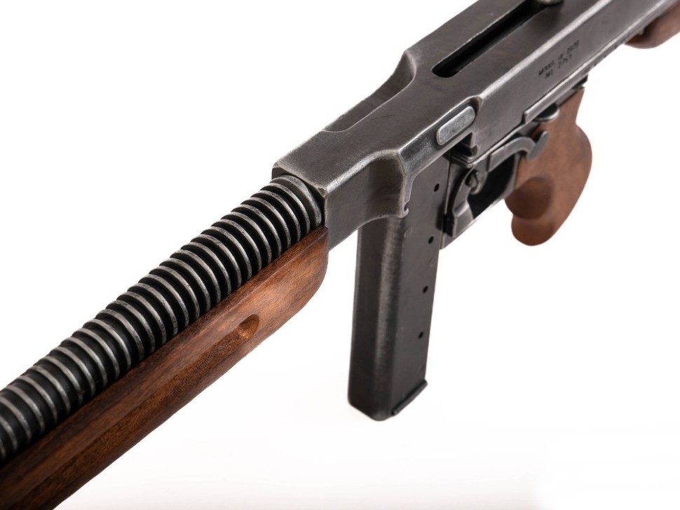Макет. Автомат ТОМСОНА M1A1 армия США, состаренный (Макет, ММГ) DE-2093