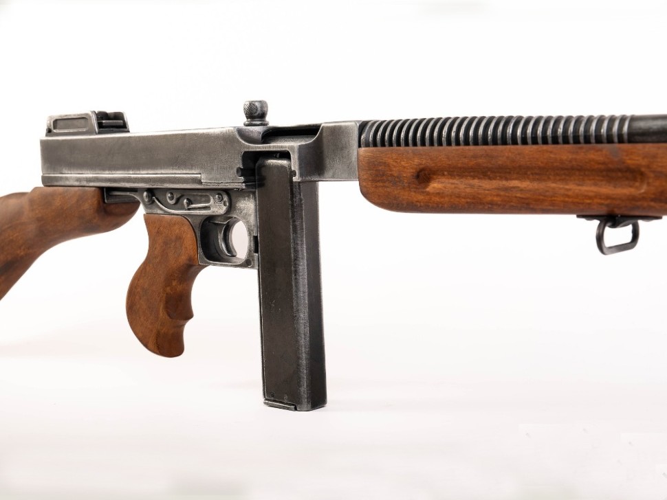 Макет. Автомат ТОМСОНА M1A1 армия США, состаренный (Макет, ММГ) DE-2093