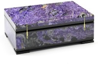 Шкатулка для драгоценностей из чароита ЛЮКС AZRK-3410425dm
