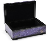 Шкатулка для драгоценностей из чароита ЛЮКС AZRK-3410425dm