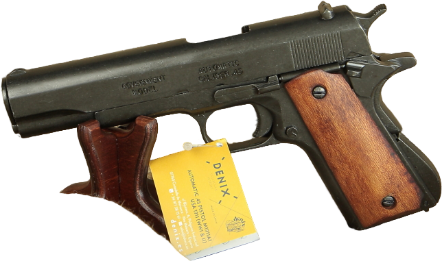 Макет. Пистолет автоматический Кольт- 45 калибр (Colt M1911A1) DE-9312-BOX Макет. Пистолет автоматический Кольт- 45 калибр (Colt M1911A1) DE-9312-BOX