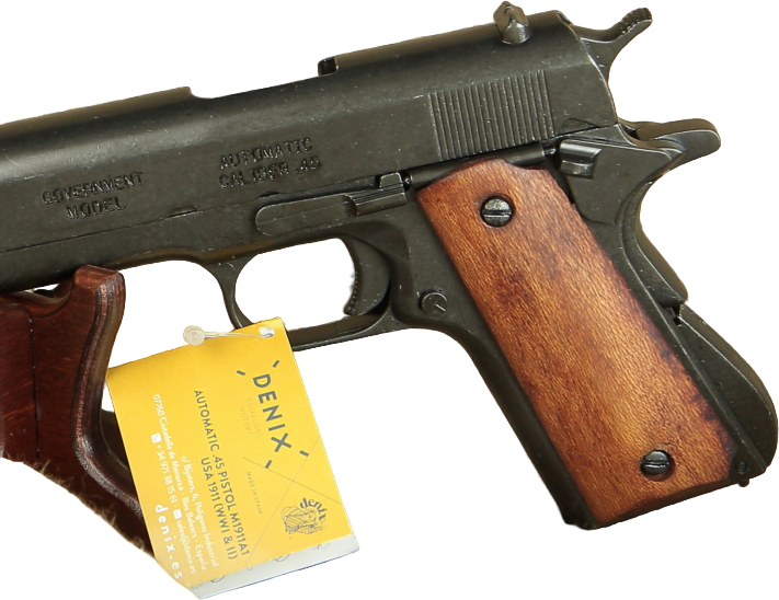 Макет. Пистолет автоматический Кольт- 45 калибр (Colt M1911A1) DE-9312-BOX Макет. Пистолет автоматический Кольт- 45 калибр (Colt M1911A1) DE-9312-BOX