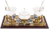 Кофейный набор на 2 персоны ЗИМНИЕ ПТИЧКИ 048-392