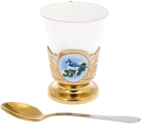 Кофейный набор на 2 персоны ЗИМНИЕ ПТИЧКИ 048-392