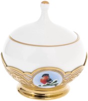 Кофейный набор на 2 персоны ЗИМНИЕ ПТИЧКИ 048-392