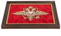 Плакетка ЭМБЛЕМА МВД РОССИИ GT-11-040