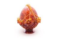 Яйцо пасхальное из янтаря AZK-0768