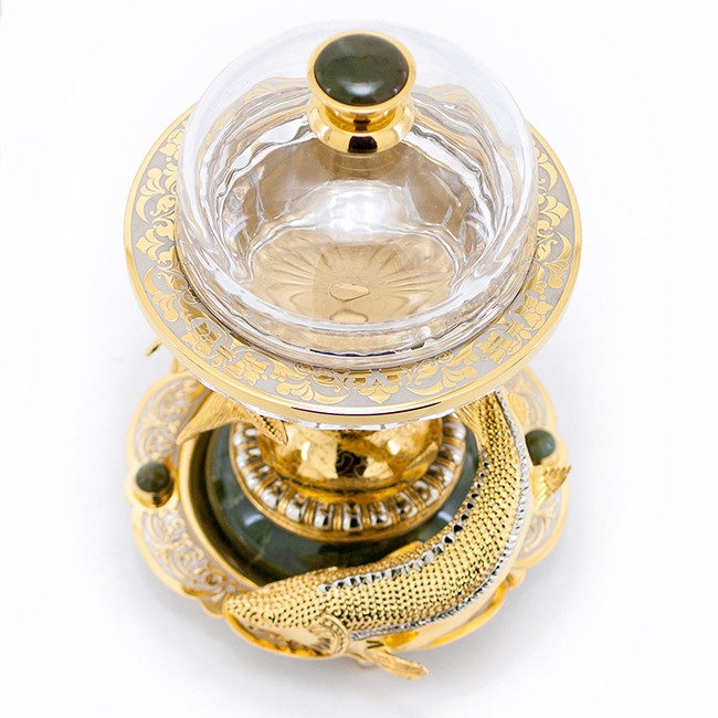 Икорница подарочная ДВА ОСЕТРА AZY-113823