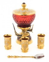 Икорница с рюмками ДАРЫ МОРЯ AZS-05755Ц Икорница с рюмками ДАРЫ МОРЯ AZS-05755Ц