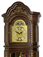 Часы напольные механические Columbus ВИШНЕВАЯ ЭЛЕГИЯ Gold CR-9089PG-CH
