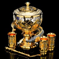 Икорница эксклюзивная ПОДВОДНЫЙ МИР ПОСЕЙДОНА AZS-05758