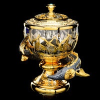 Икорница эксклюзивная ПОДВОДНЫЙ МИР ПОСЕЙДОНА AZS-05758