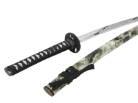 Катана самурайский меч БЕЛЫЙ МРАМОР SI-SW-1700-DR-KA