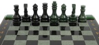 Шахматы из камня с гравировкой ТУРНИРНЫЕ AZY-129391