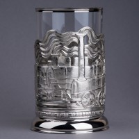 Подстаканник никелированный ПАРОВОЗЫ 061.L1068N
