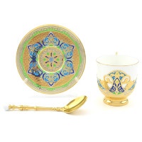 Кофейный сервиз на 2 персоны ВЕСЕННИЕ УЗОРЫ AZRK-3330378