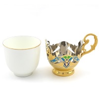 Кофейный сервиз на 2 персоны ВЕСЕННИЕ УЗОРЫ AZRK-3330378