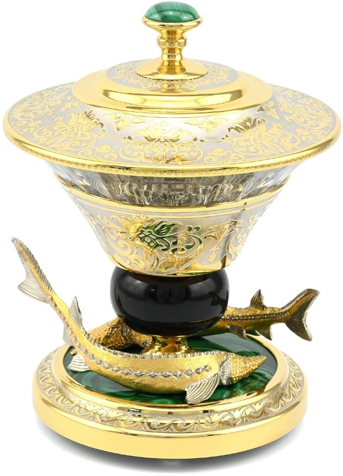 Икорница подарочная ДВА ОСЁТРА 037rk0318