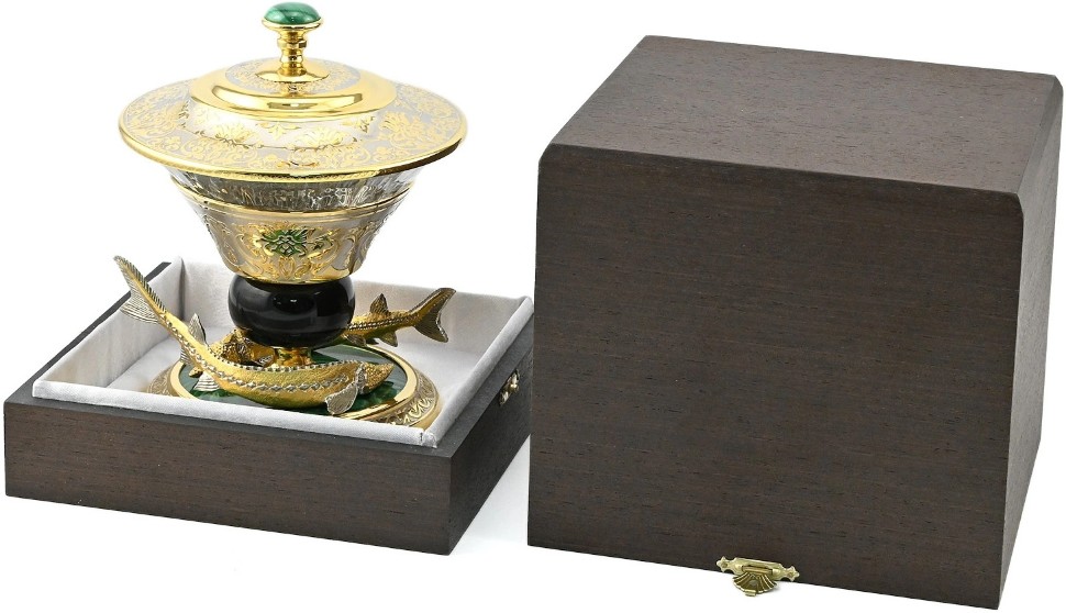 Икорница подарочная ДВА ОСЁТРА 037rk0318