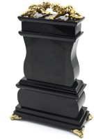 Часы каминные из малахита ТИГРЫ AZRK-3200511cy