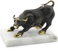Статуэтка БЫК с УОЛЛ СТРИТ на подставке из мрамора 037rk.1350660-3
