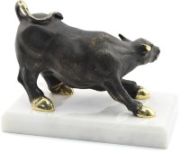 Статуэтка БЫК с УОЛЛ СТРИТ на подставке из мрамора 037rk.1350660-3