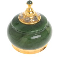 Икорница с крышкой  НЕФРИТОВАЯ 072126810