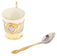 Кофейная чашка АГАТ из серого агата 072126054