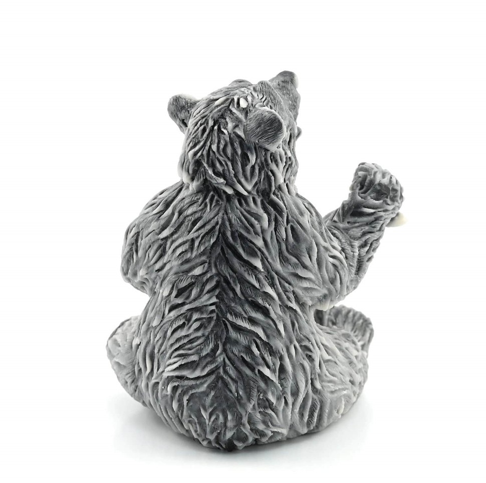 Фигурка из мраморной крошки МЕДВЕДЬ ИГРАЕТ НА ПНЕ AZRK-1330489 Фигурка из мраморной крошки МЕДВЕДЬ ИГРАЕТ НА ПНЕ AZRK-1330489